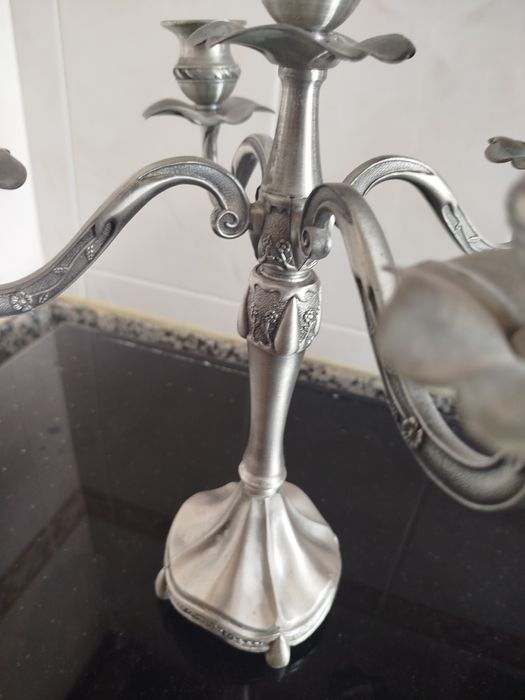 Castiçal em estanho