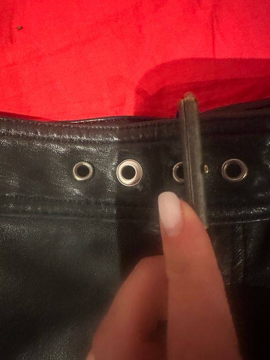 Кожаные шорты Armani