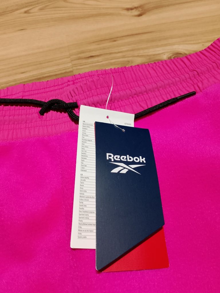 Nowe Różowe Damskie Spodnie Dresowe Z Polaru Reebok