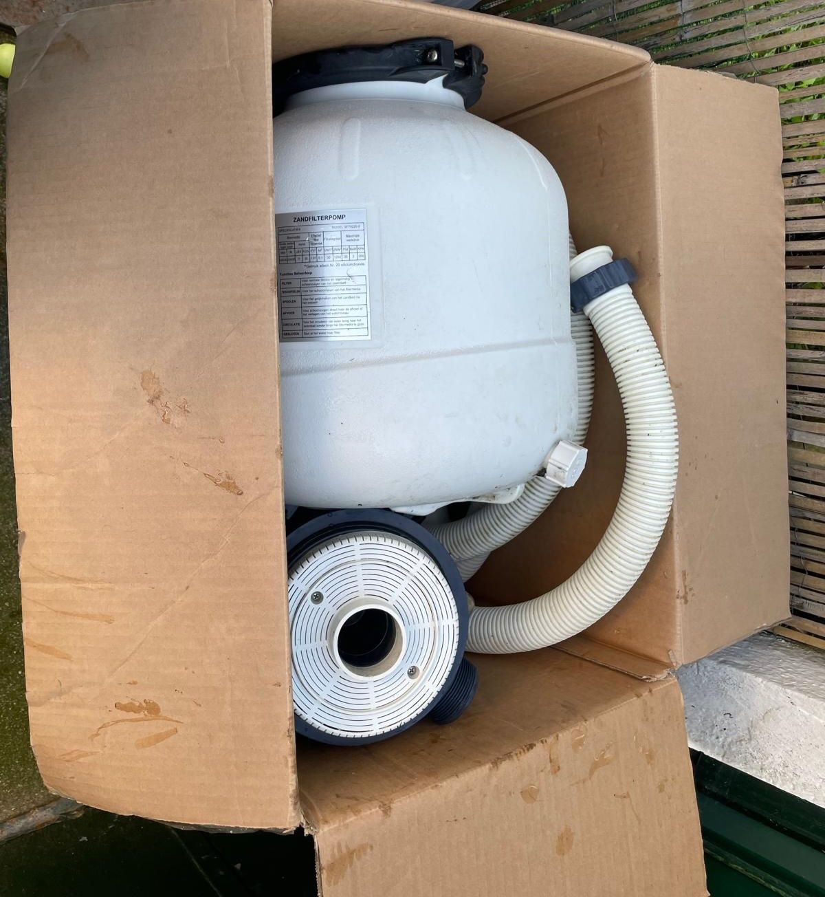 Bomba de areia intex