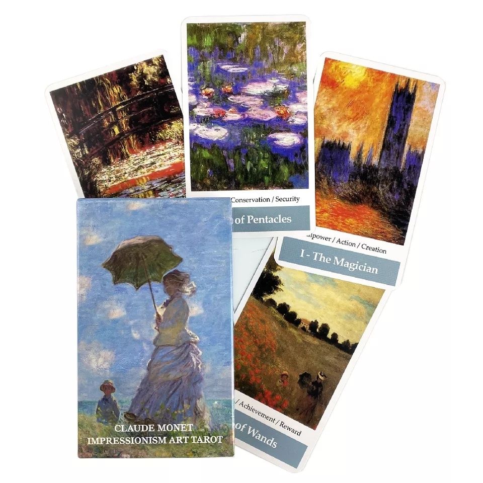Baralho de Tarot Impressionism Art Claude Monet