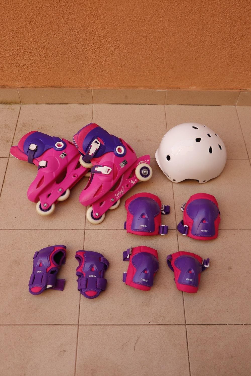 Conjunto COMPLETO Patins para criança