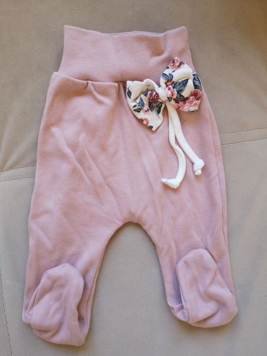 Komplet dla noworodka body kopertowe,półspiochy,spodnie baggy56-62cm/0