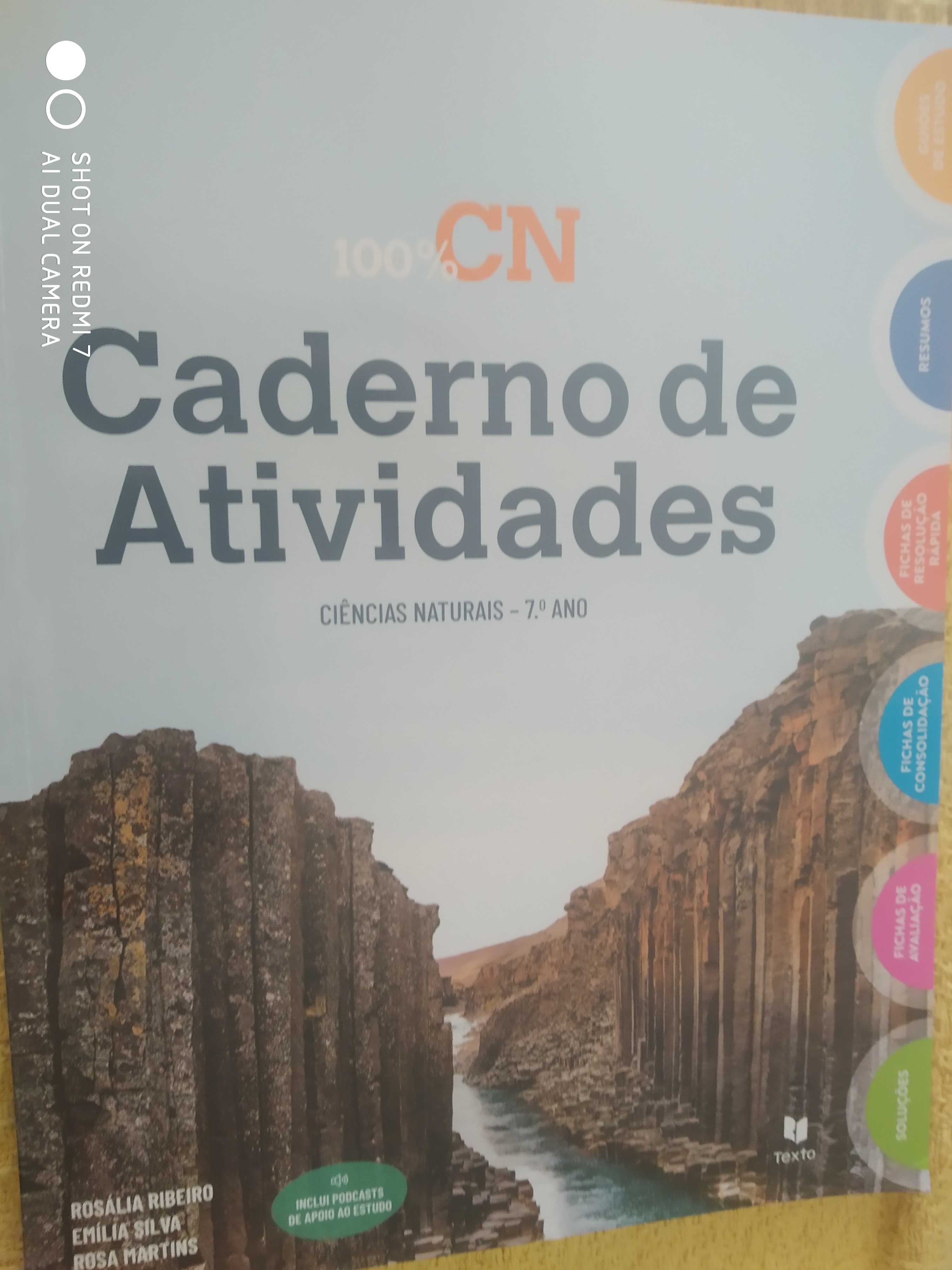 Caderno de atividades Ciências Naturais 7 ano