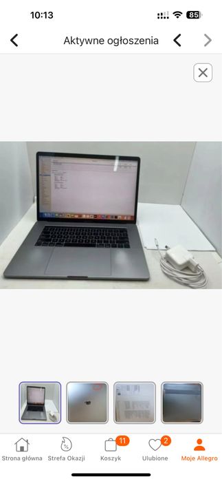 Laptop Apple Masbook Pro 15 2018 (17/16GB/256GB)