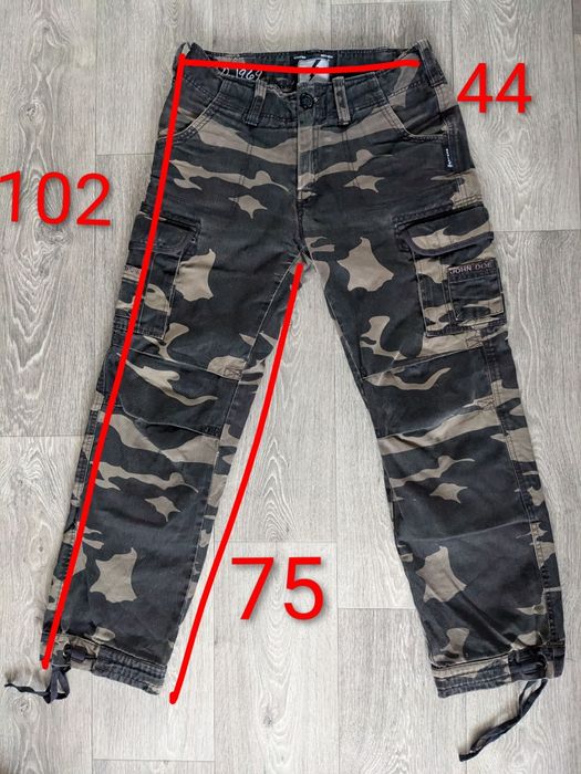 Мотоштаны John Doe Cargo Regular экип,джинсы,брюки,замеры,Джон До