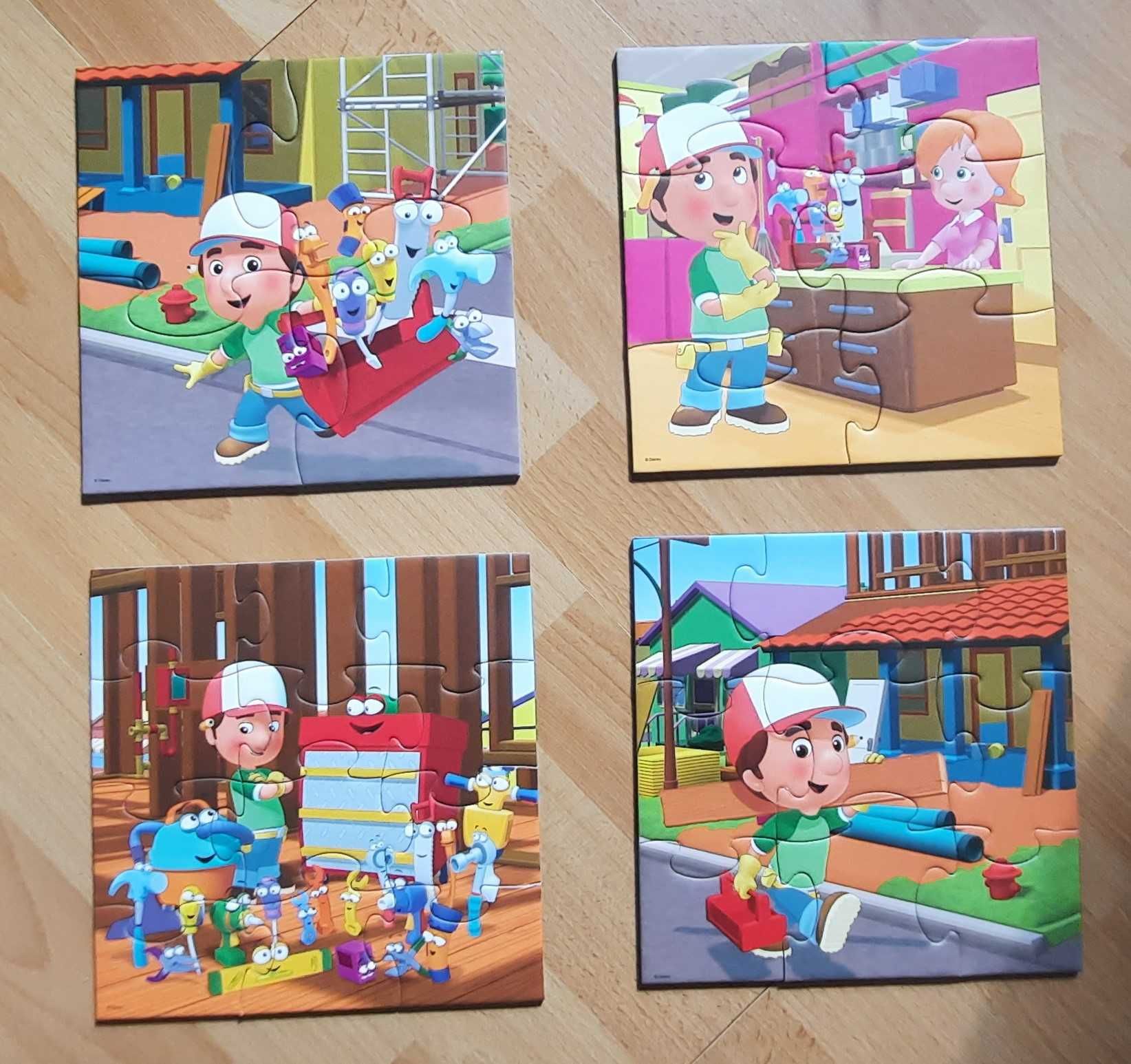 Handy Manny - Maniek Złota Rączka  Puzzle Trefl 4w1  2+