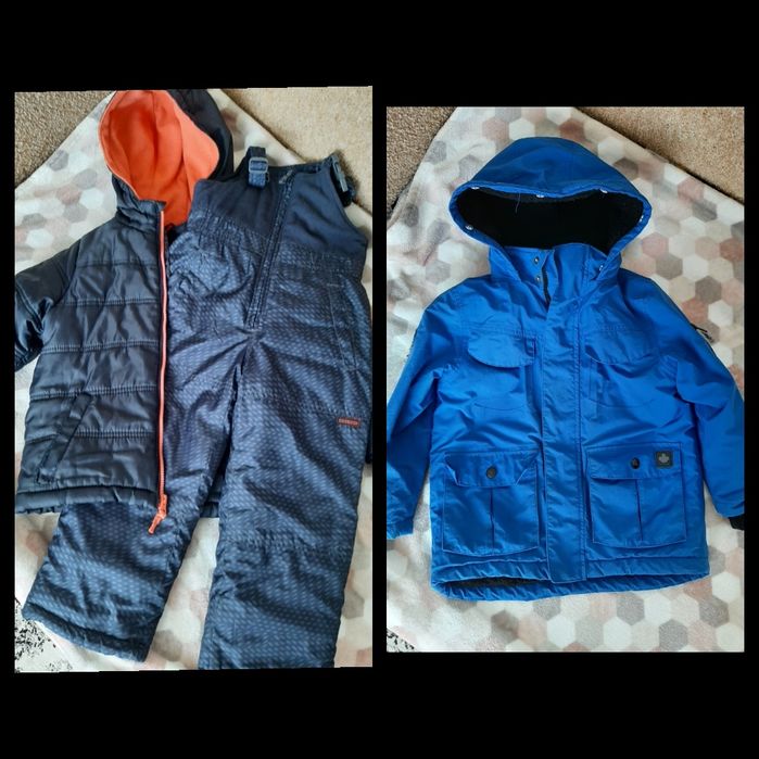 Зимовий комбінезон Oshkosh, куртки на хлопчика на 4-5 років