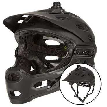 Велошолом велошлем фулфейс трансформер BMX Bell Super 3R Mips різні