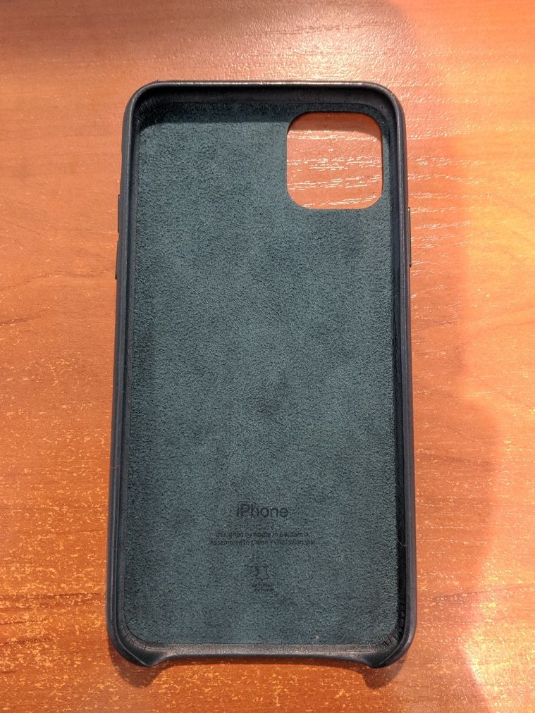 Кожаный чехол leather case на iPhone 11 pro max