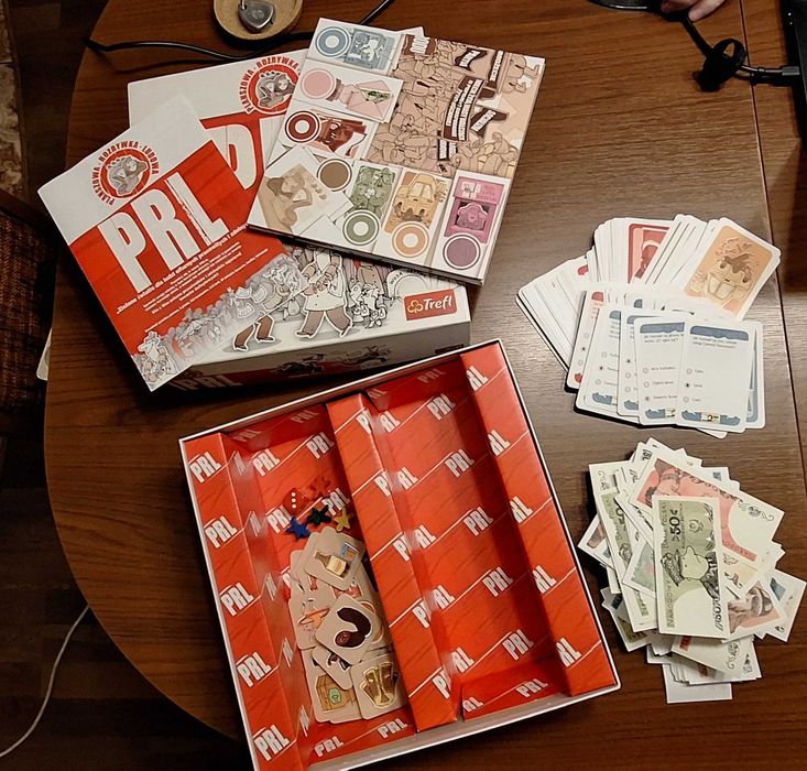 PRL – Planszowa Rozrywka Ludowa (gra planszowa, kompletna)
