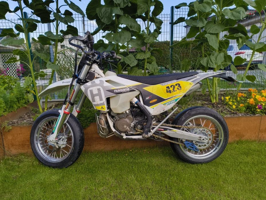 Husqvarna te 300. 2019 Supermoto A2 223mth tłok 40mth sek.A