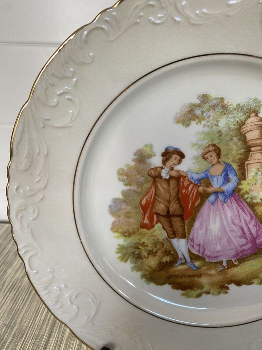 Prato de porcelana portugal