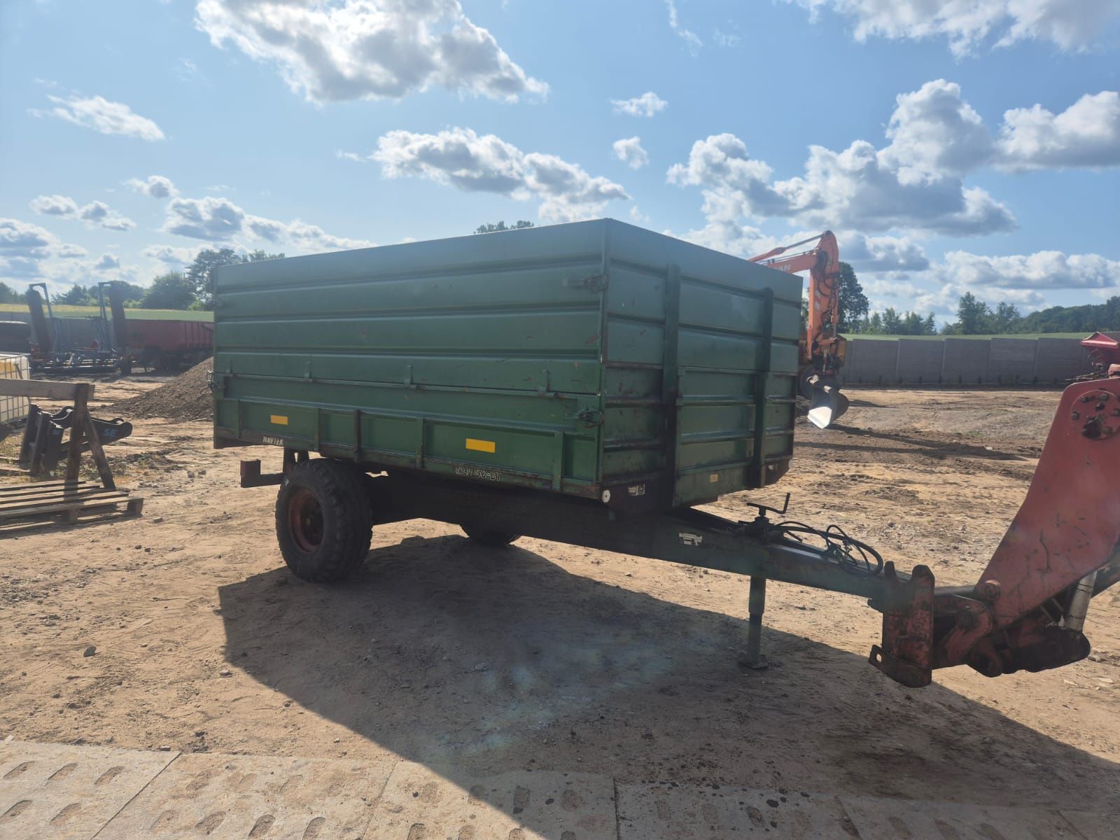 Przyczepa rolnicza tandem kellfri bastrup WARFAMA 5-7.5 ton