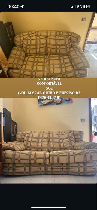 Vendo sofa confortavel semi novo