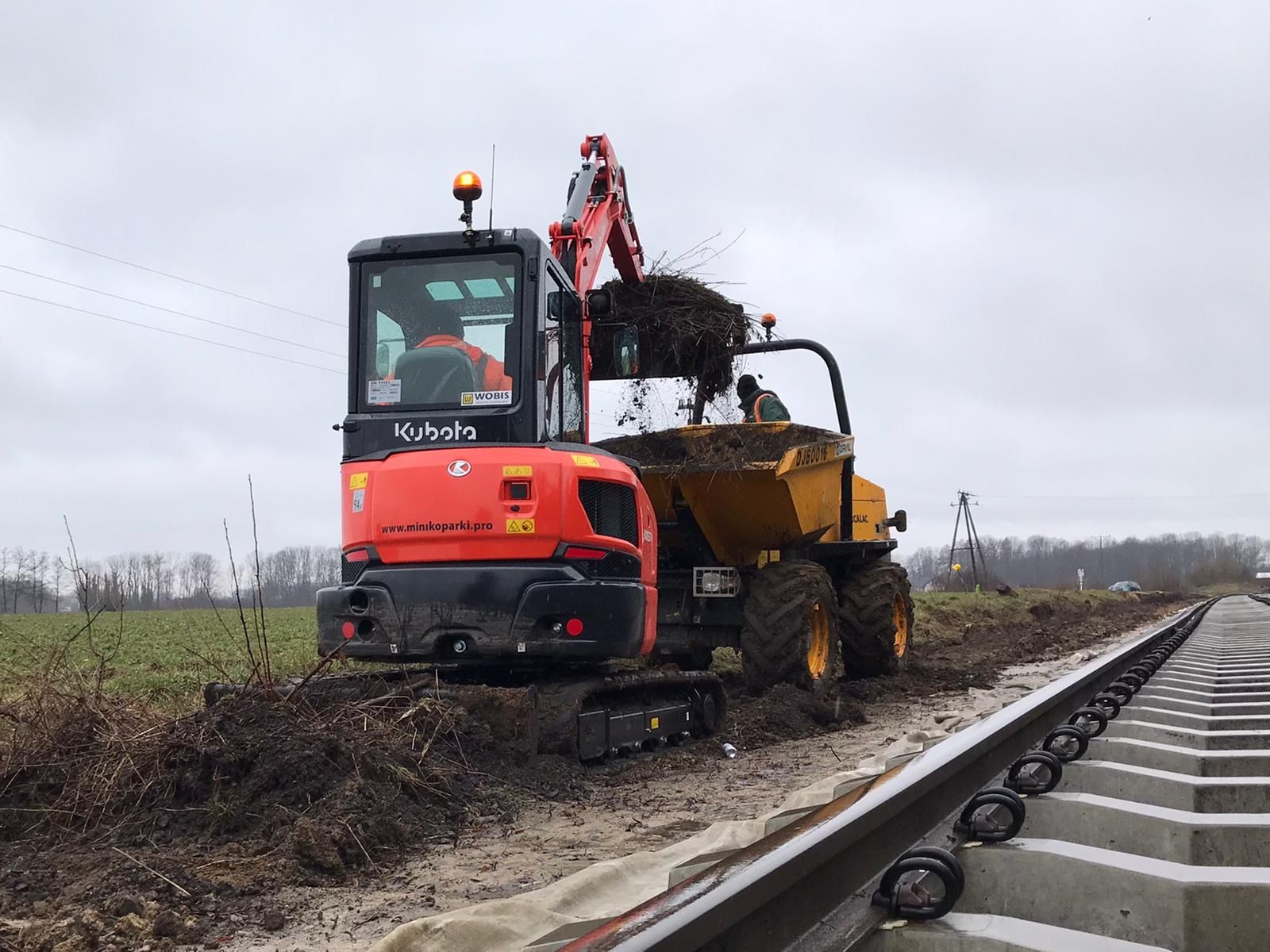 WYNAJEM koparka, minikoparka, 1,7-8t, ładowarka KUBOTA, roboty ziemne