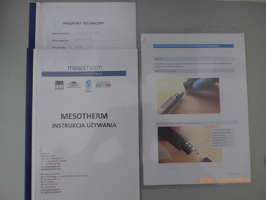 Biotec Mesotherm urządzenie medyczno-kosmetyczne