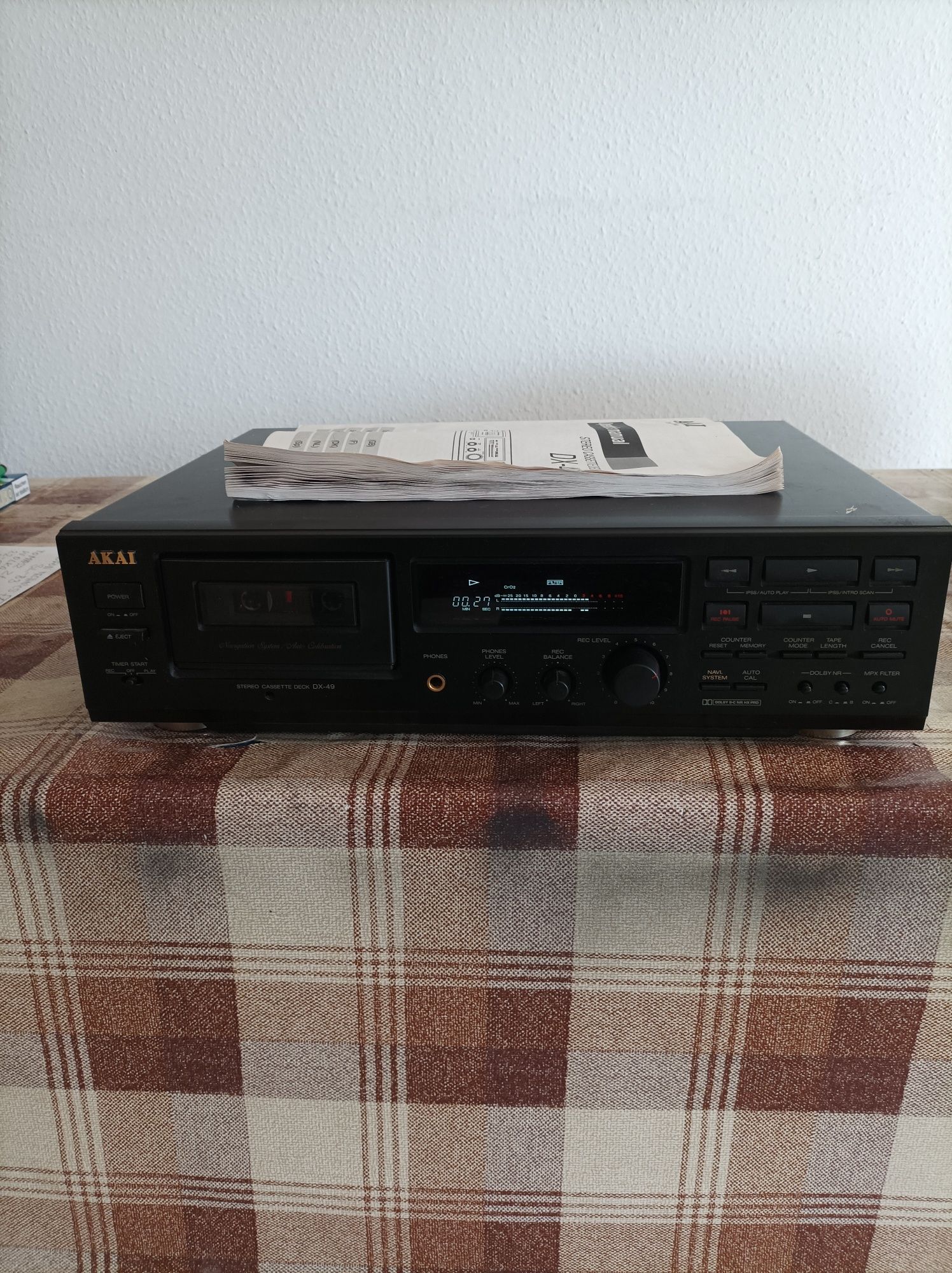 Tape Deck Akai DX-49 audiofilski