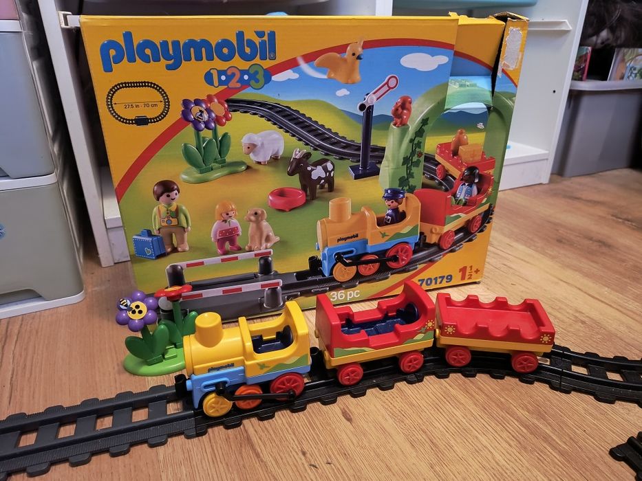 Ciuchcia Playmobil 70179 + dodatkowe tory
