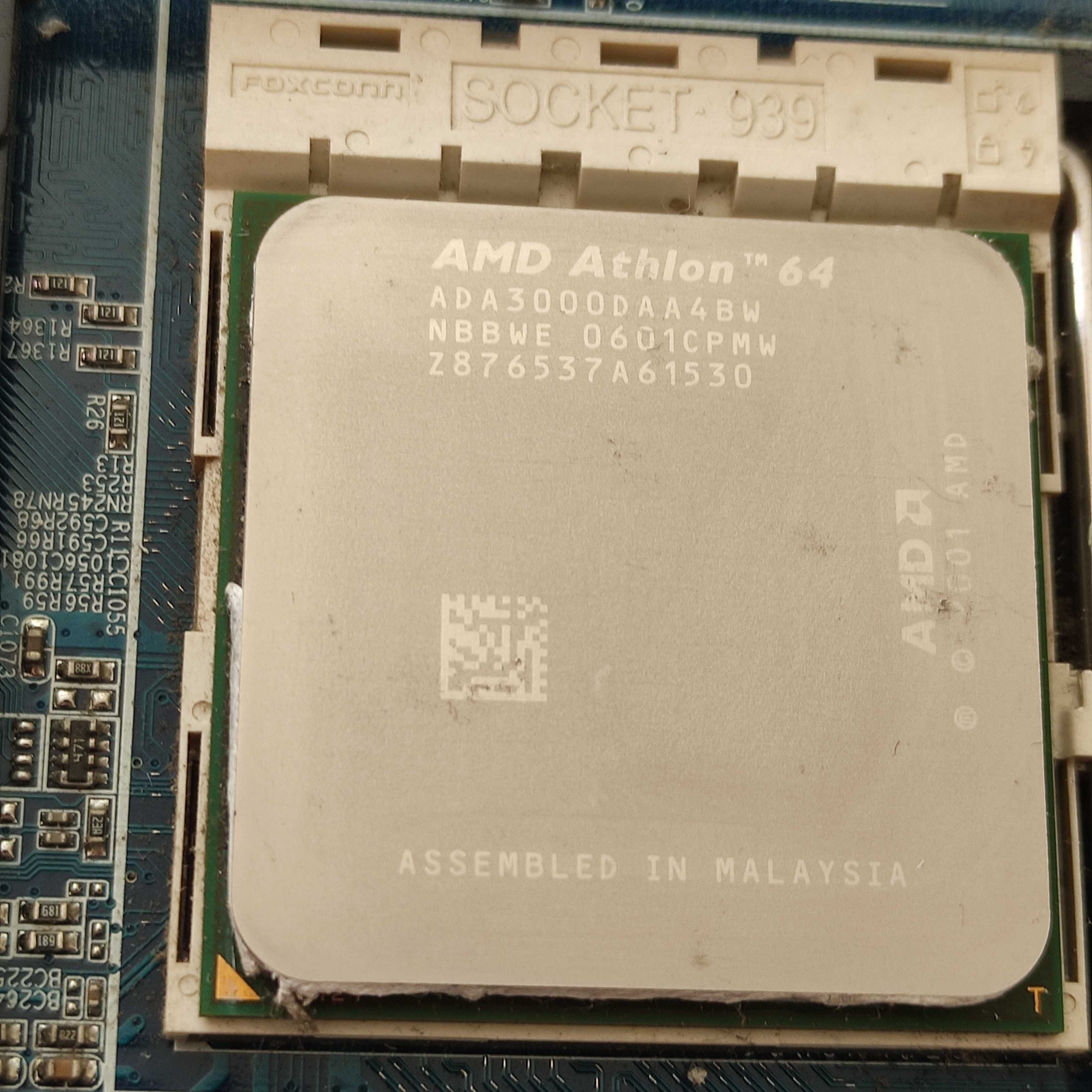 Материнская плата Gigabyte GA-K8NMF-9 + Процессор AMD Athlon 64 3000+