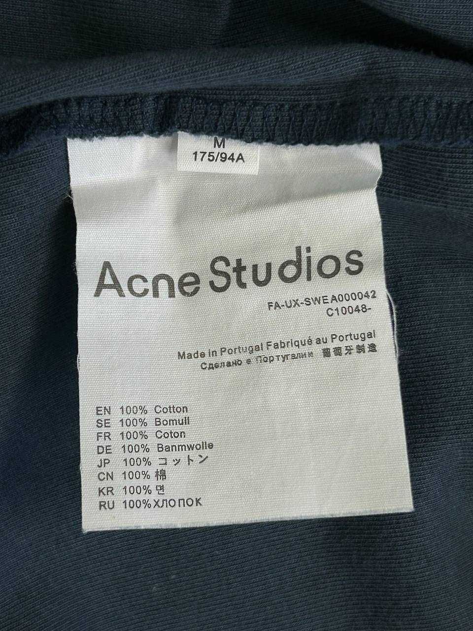 Acne Studios лонгслів лонгслив синий футболка темно синя  S M L XL