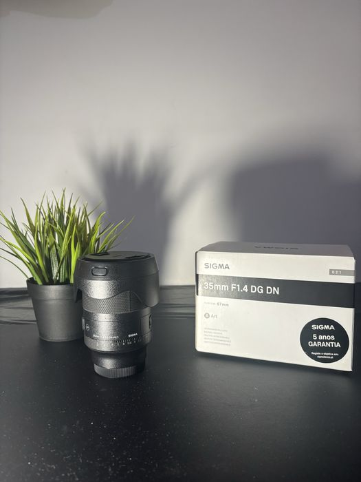 Lente sigma 35mm F1.4 Dg Dn para sony e-mount com garantia