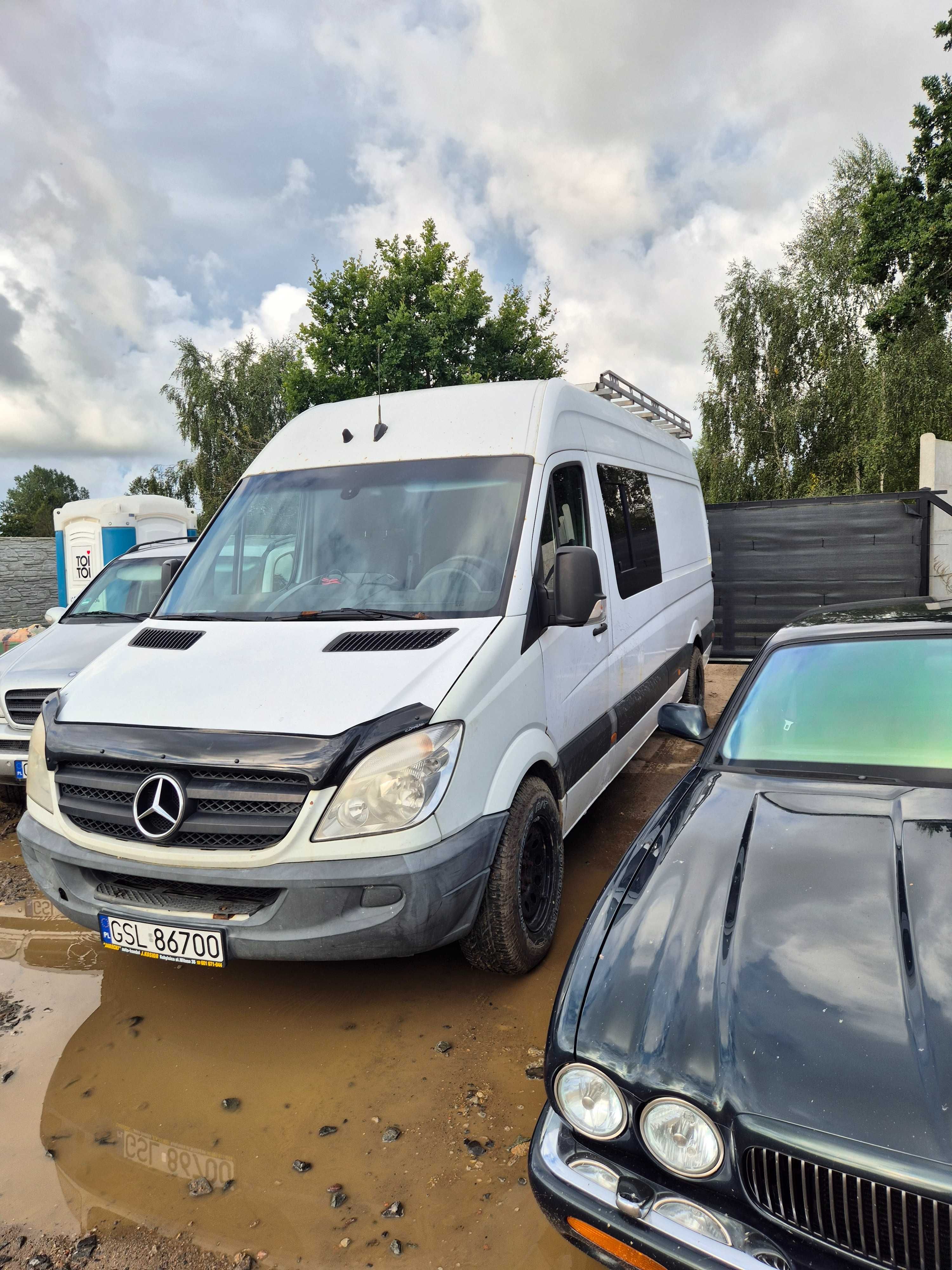 Mercedes sprinter 2010 rok projekt camper do dokonczenia 3.2 swap