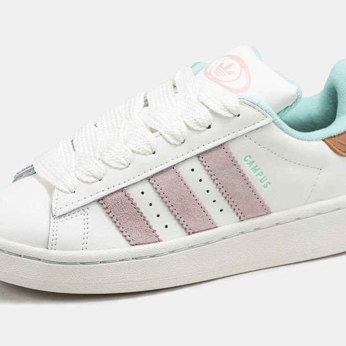 Кросівки Adidas Campus 00s White/Pink premium