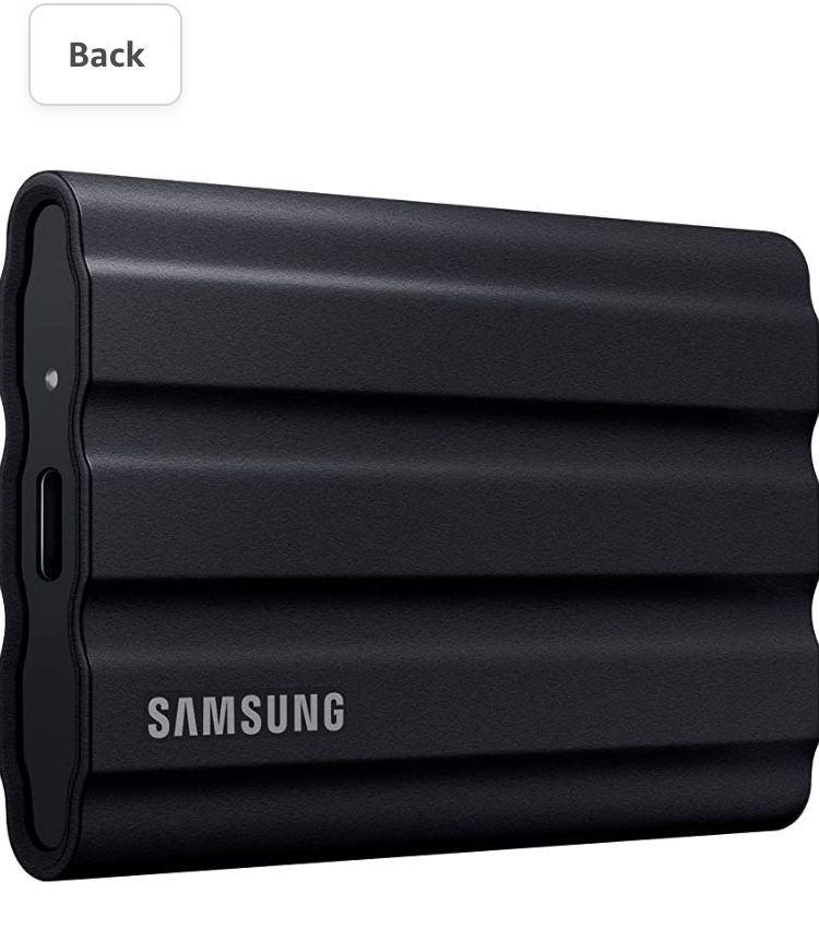 SAMSUNG T7 Shield 1TB, Portable SSD, up to 1050MB/s, USB 3.2 Gen2