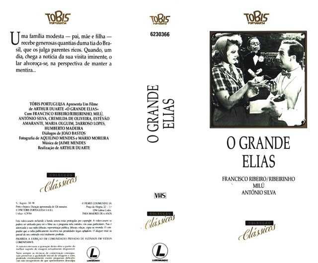 O Grande Elias VHS - ORIGINAL
