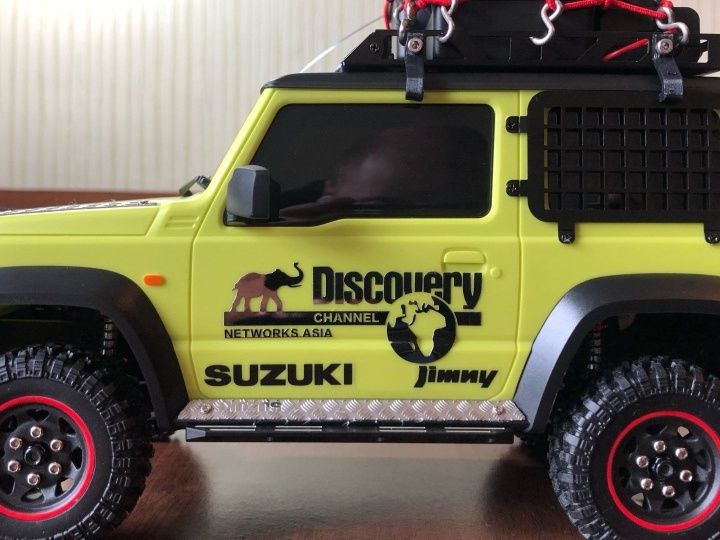 Srebrne naklejki na model rc Discovery TRX SCX TAMYIA HPI RGT HSP MST