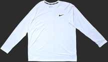 Lycra / Bluza sportowa Nike z długim rękawem XL Biała UPF40+