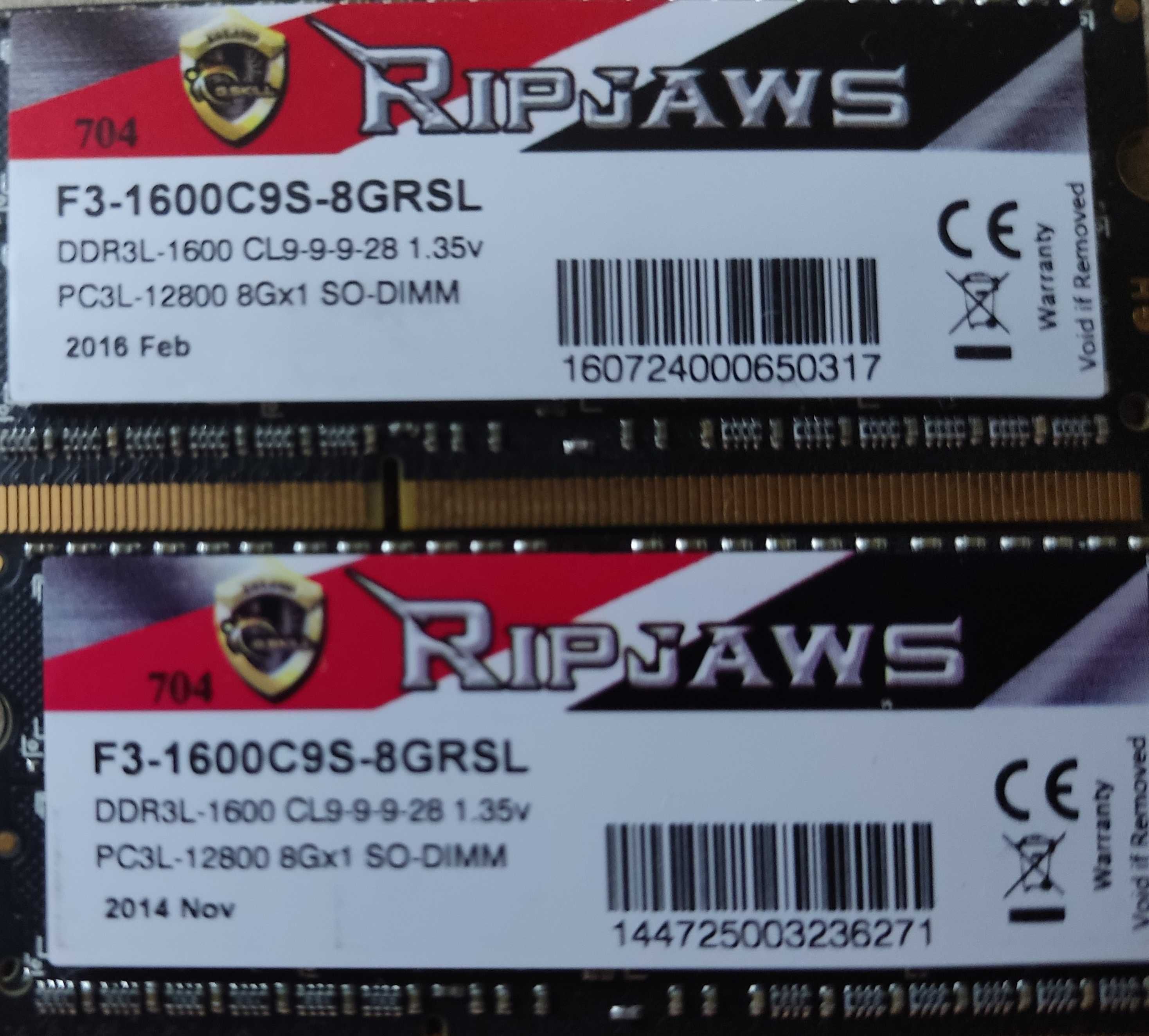 Пам'ять DDR3 4GB/8GB SO-DIMM