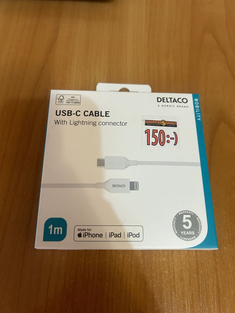 Продам новий кабель usb-c - lightning