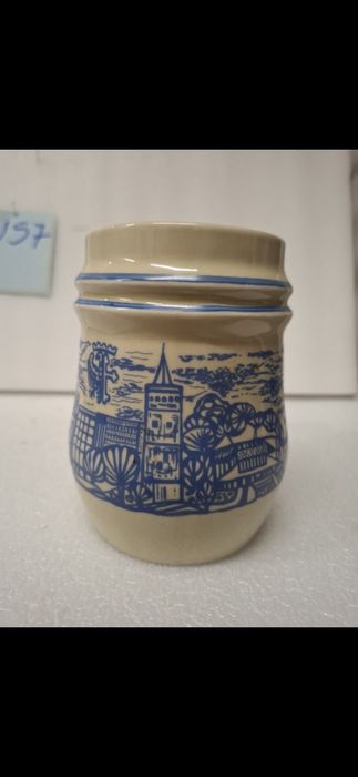 Kufel z panoramą Opola ,Tułowice prl