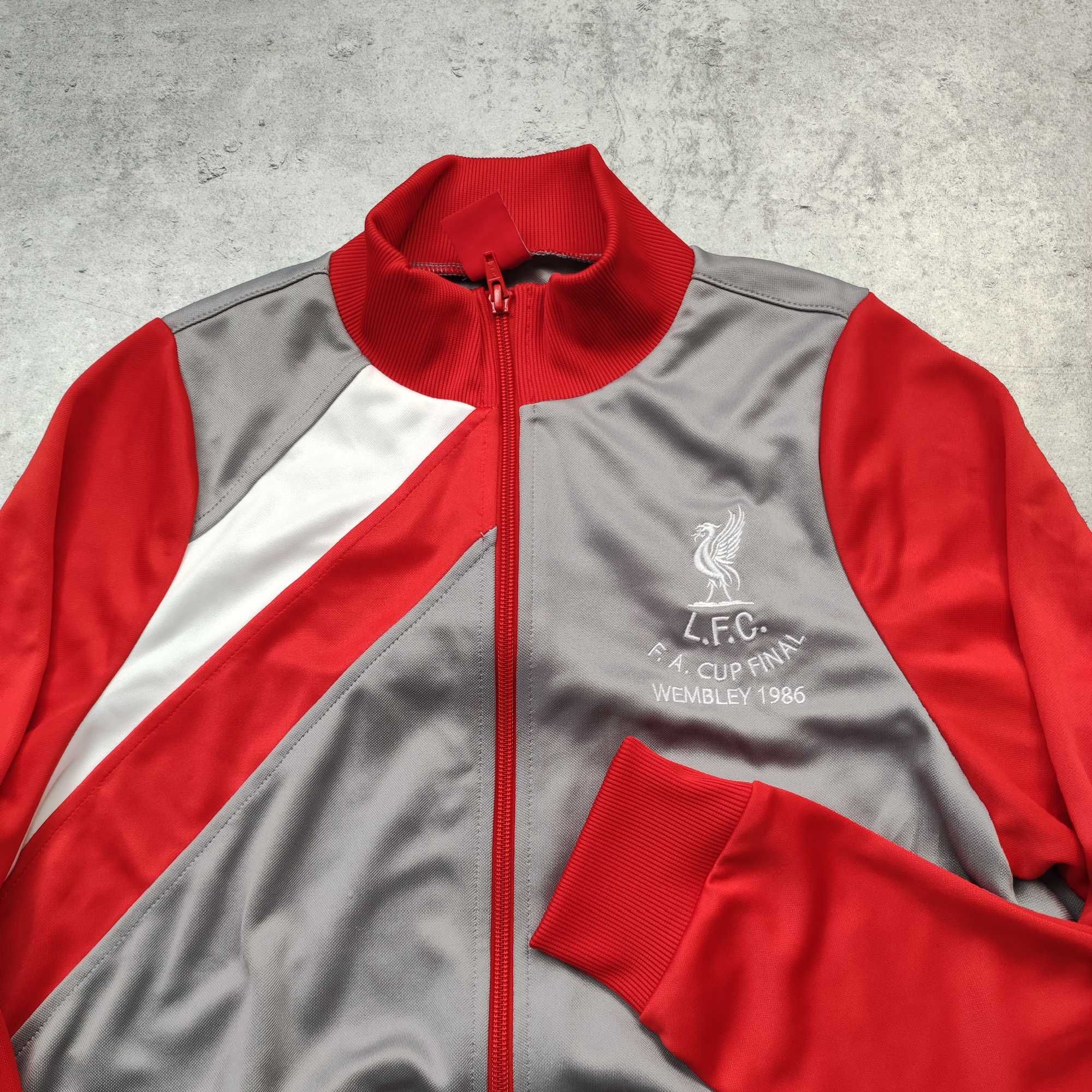 MĘSKA Bluza Rozpinana Liverpool FC Piłka Nożna Retro Stadion Kibic