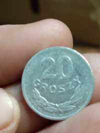 Sprzedam monete szosta 20 groszy 1949 rok bzm