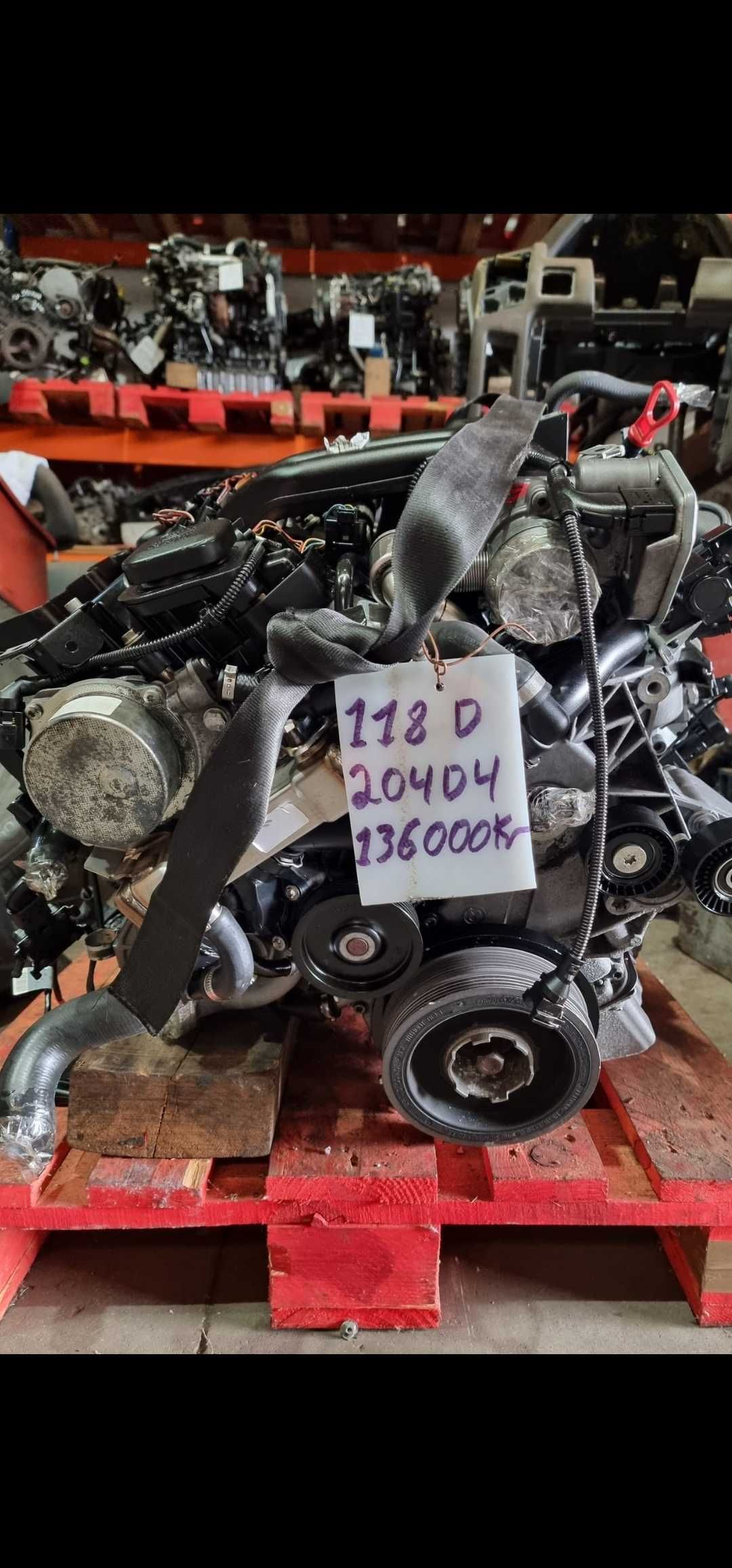 Motor 118d ref m47 204d4, com 136000 km, COM GARANTIA