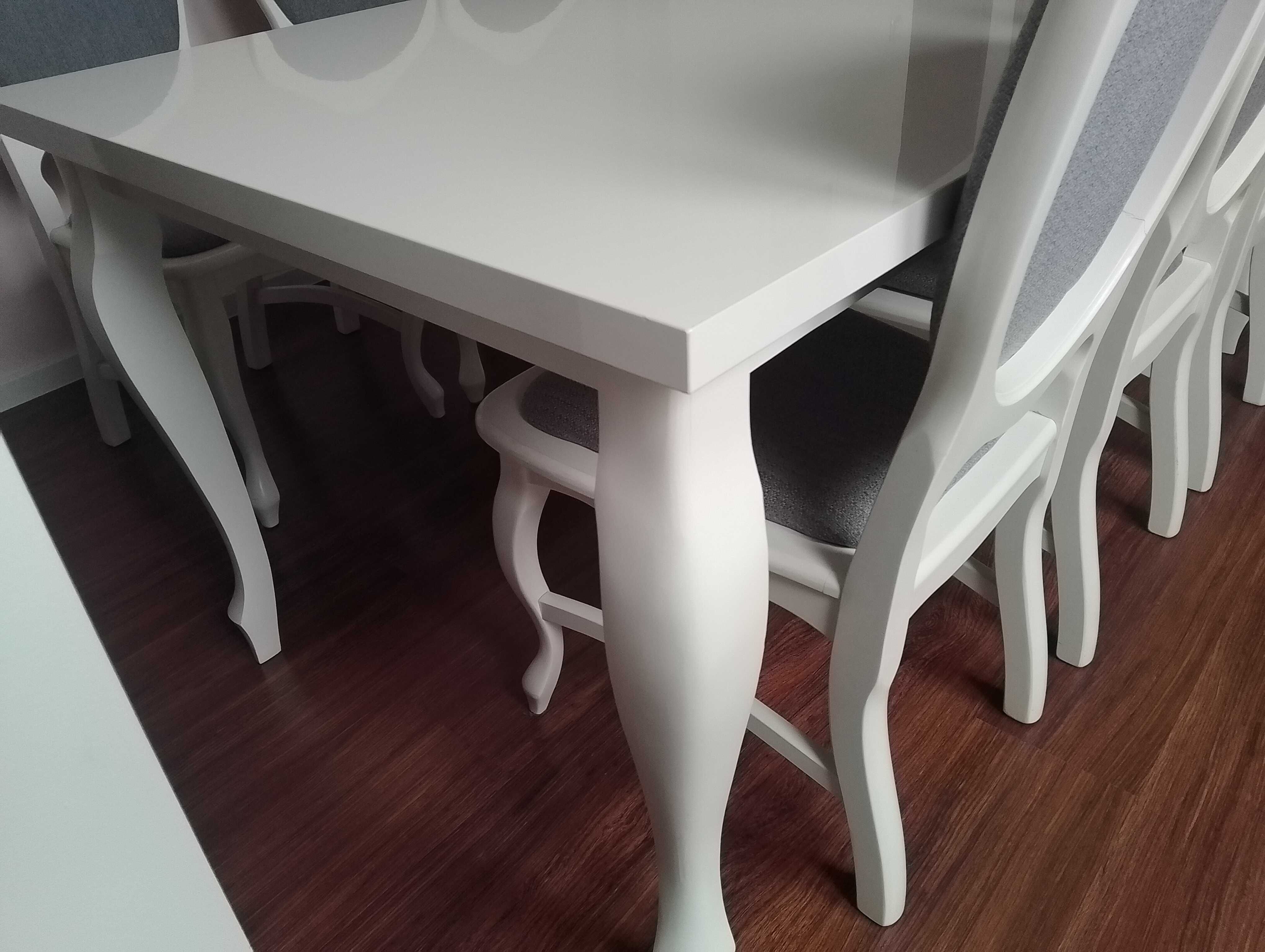 stół 6 krzeseł do jadalni