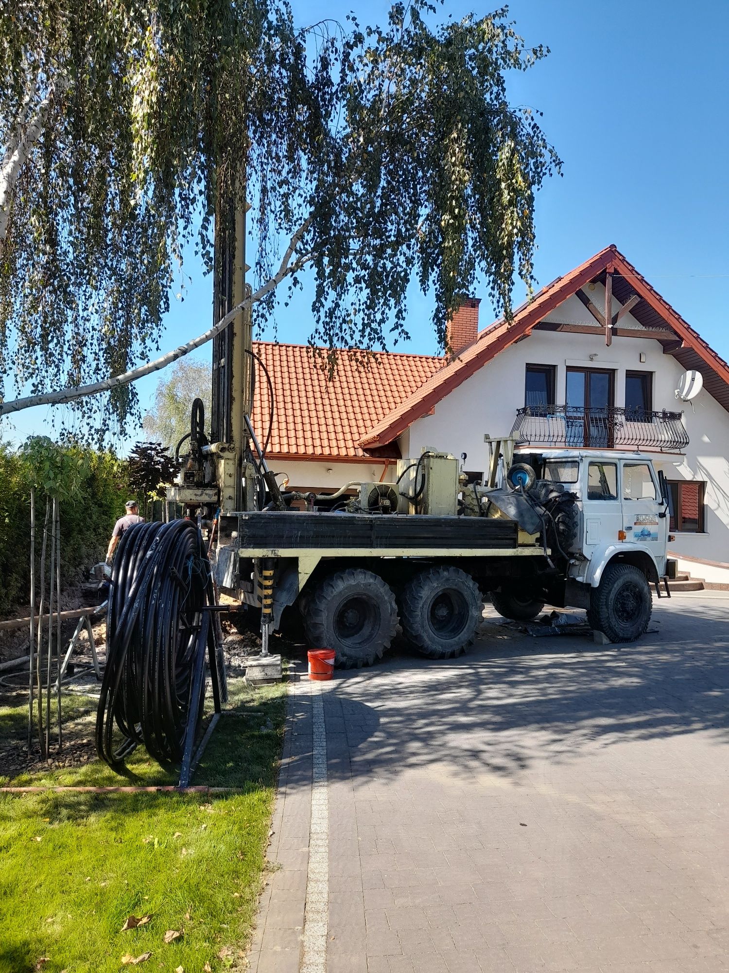 Studnie głębinowe pompy ciepła odwierty