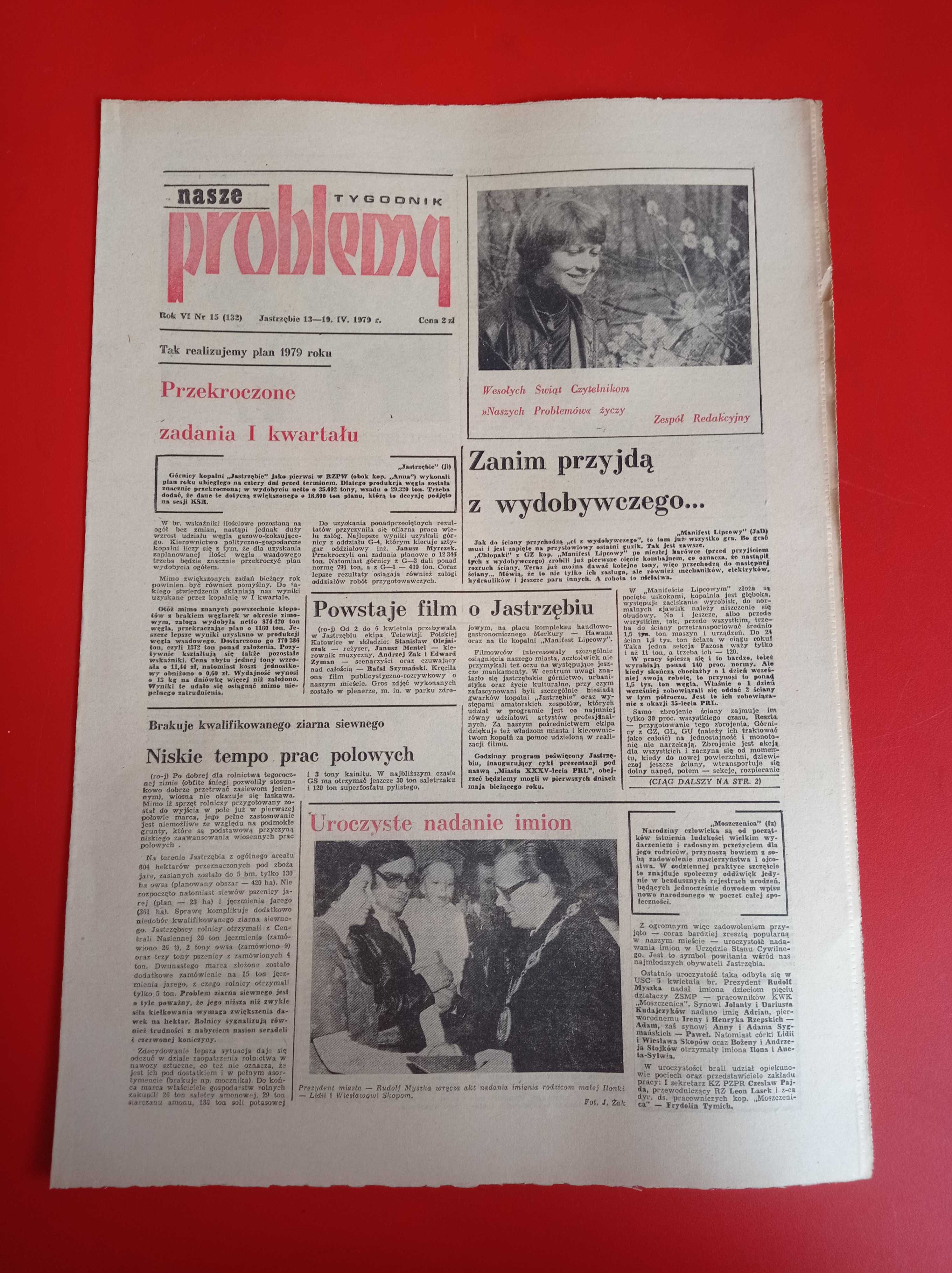 Nasze problemy, Jastrzębie, nr 15, 13-19 kwietnia 1979