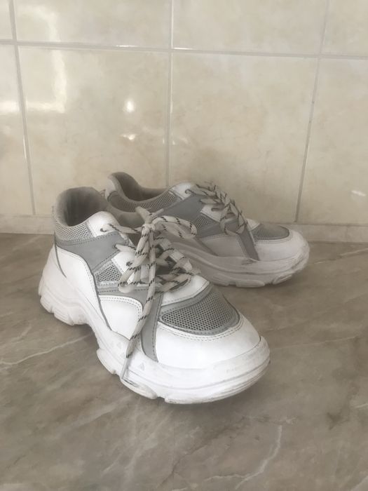 Buty sneackers trampki na platformie