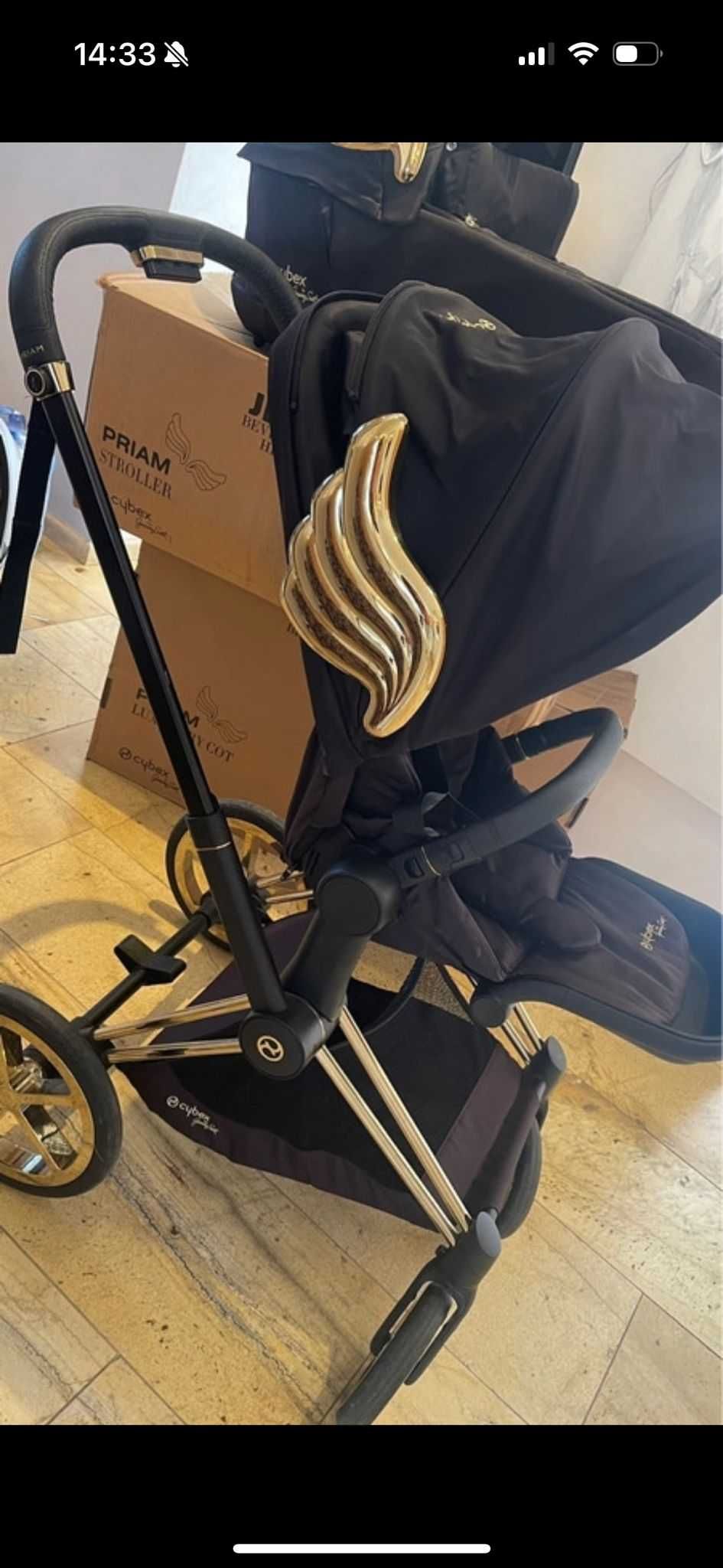 Cybex Priam by Jeremy Scott 4 w 1 + fotelik nosidełko + gratis