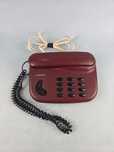 Telefon stacjonarny Soundesing bordowy