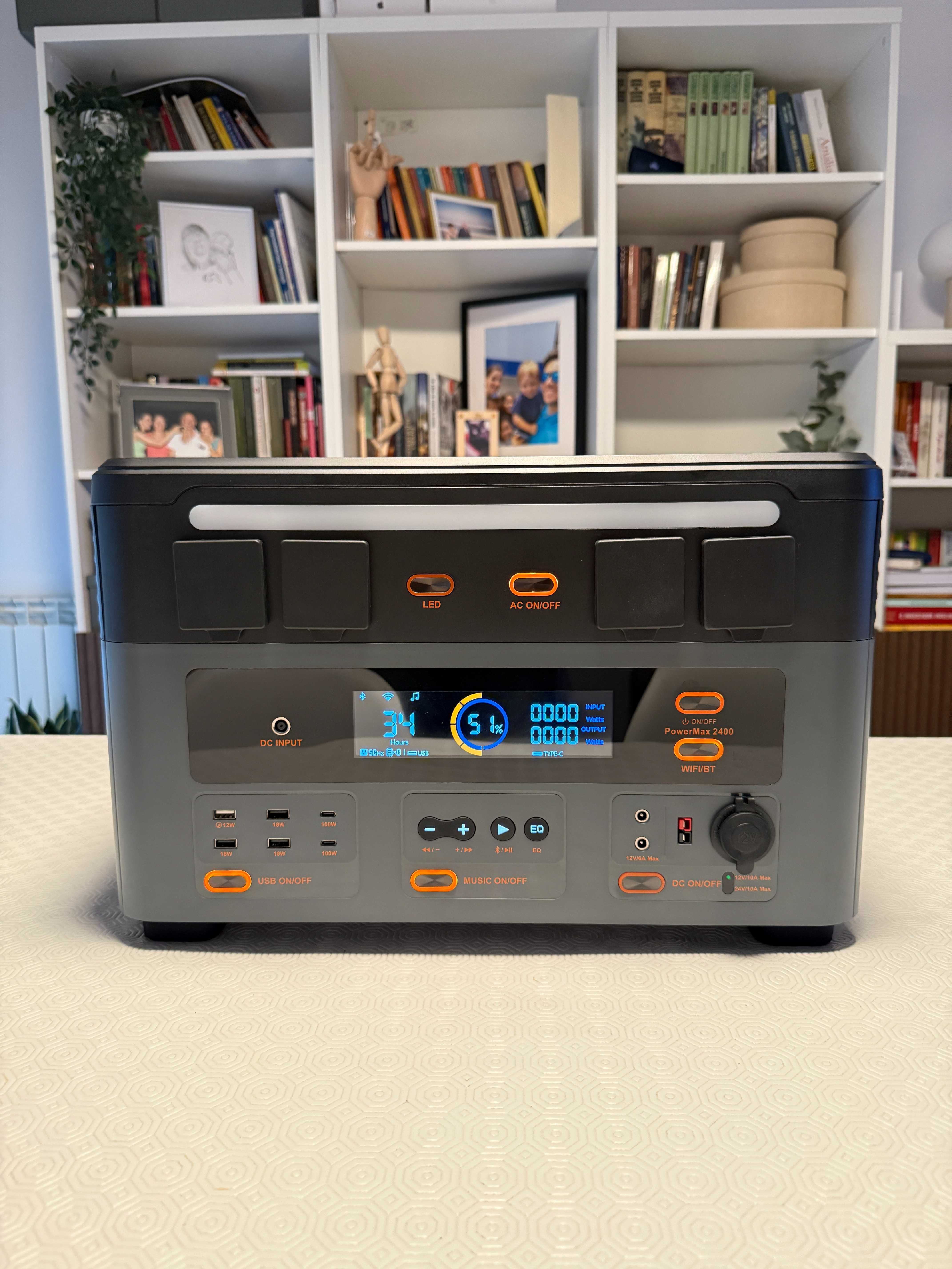 Power Station OSCAL PowerMax 2400 - NOVA Garantia de 2 Anos