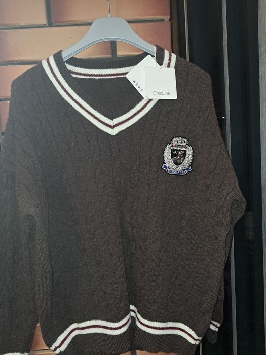 Sweterek czekolada herb miś