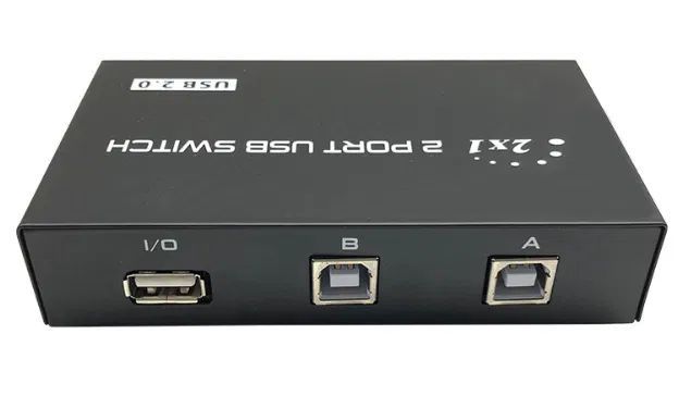 USB 2.0 свич 2 порта для переключения принтеров сканеров свитч SWITCH