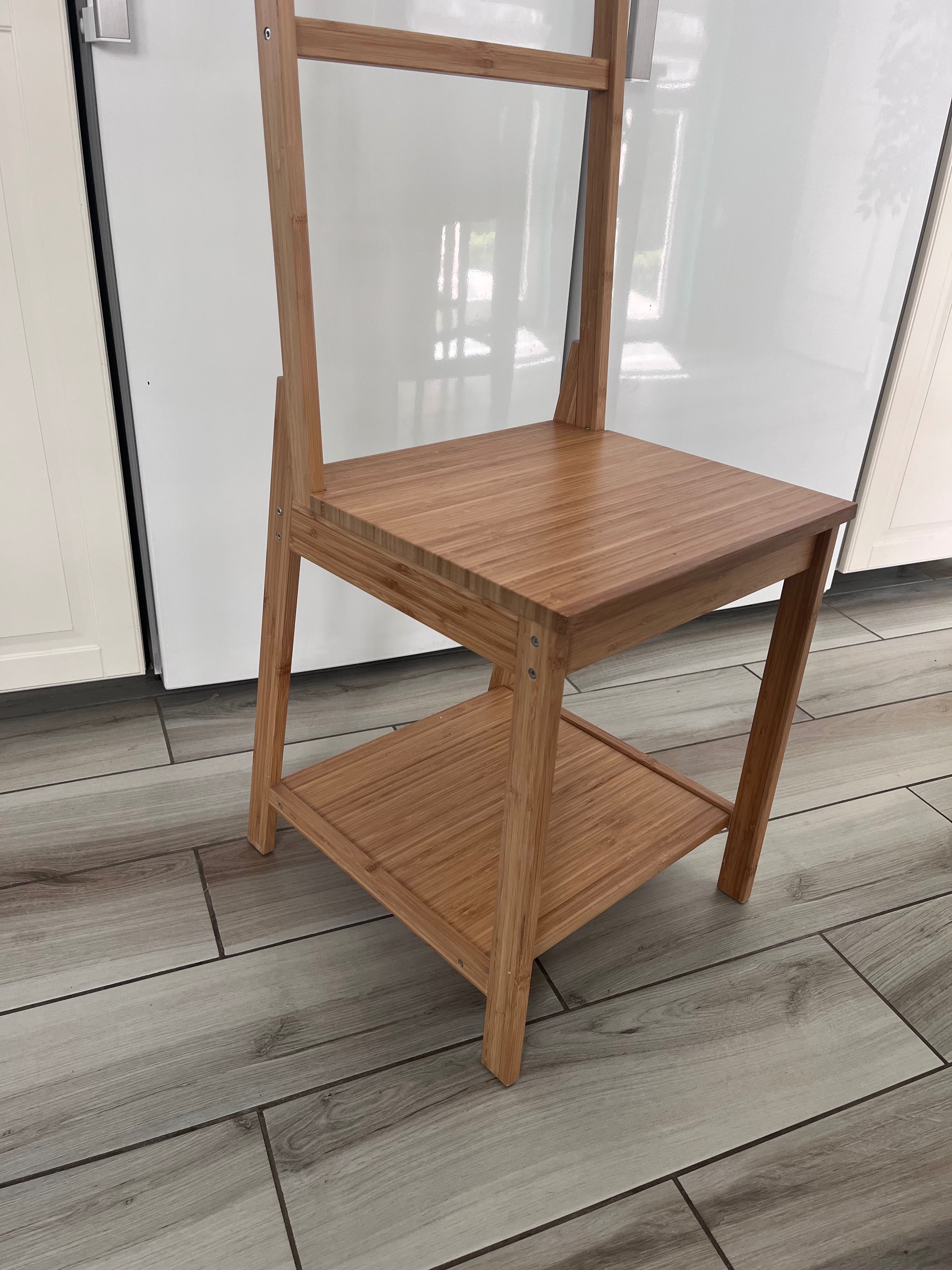Ikea RÅGRUND krzesło z wieszakiem, bambus