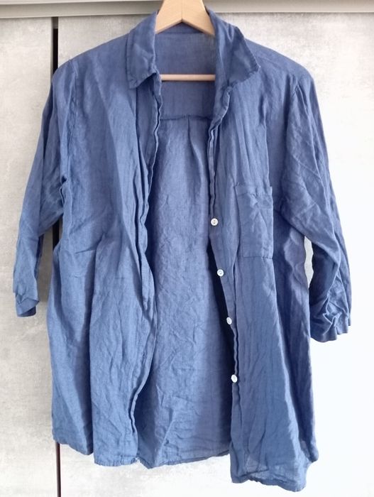 Bluzka lniana Made in Italy