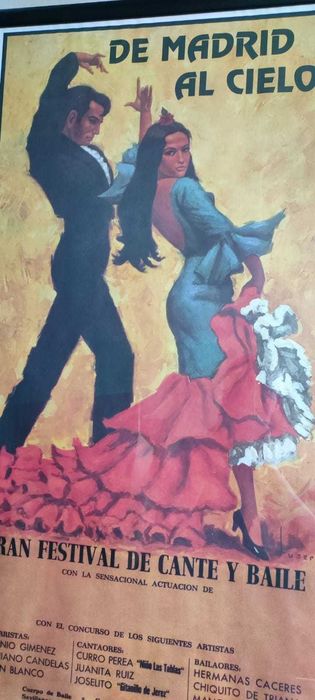 Plakat Flamenco w ramie